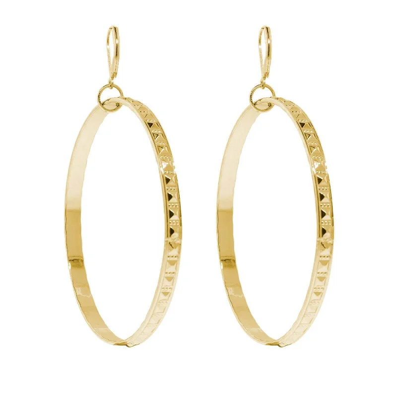 Best hoop earrings with sterling silver for an affordable and chic design-1928 Jewelry X Large Hoop Earrings