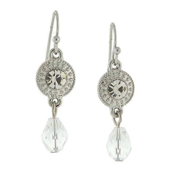 Best hoop earrings with vintage-style detailing for a nostalgic and timeless look-2028 Jewelry Multi Crystal Drop Fish Hook Earrings