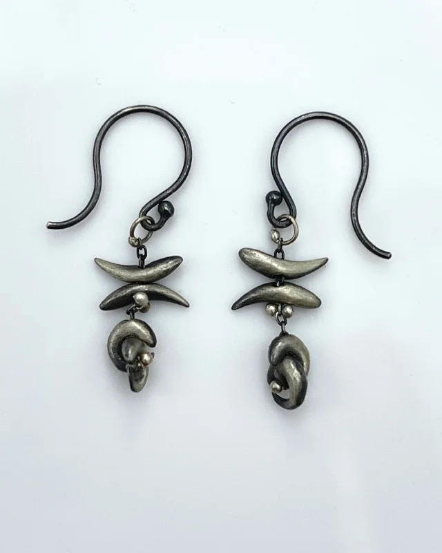 Hoop earrings with cut-out designs for a creative and lightweight effect-Ten Thousand Things Ring & Horn Earrings