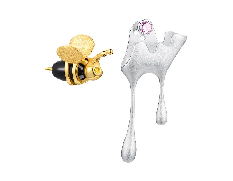 Silver Honey and Bee