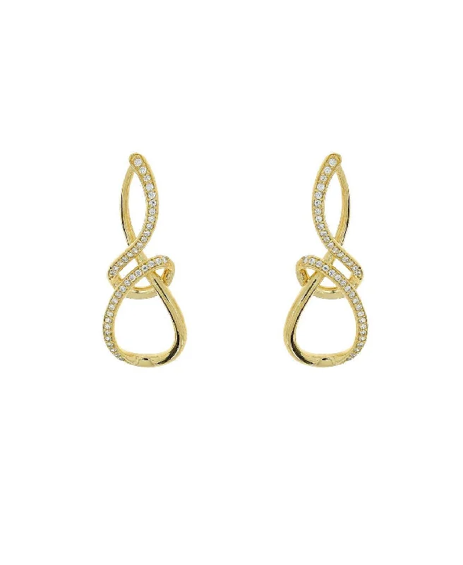 Best hoop earrings with Swarovski crystals for added sparkle and luxury-Fashionable Silver Hanging Earrings