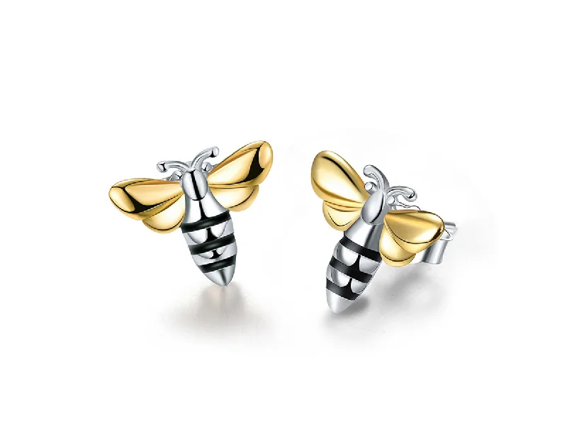 Best hoop earrings with asymmetrical designs for a fashion-forward, avant-garde look-Honeybee Earrings