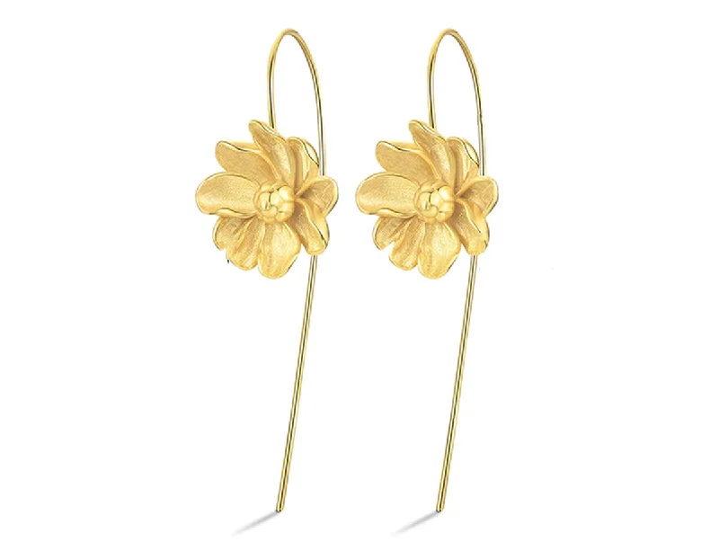 Best hoop earrings with hammered gold for a rustic yet elegant look-Jasmine Earring