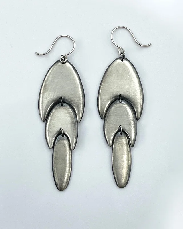 Hoop earrings with leather accents for a sleek and bold combination-Ten Thousand Things Cactus Earrings