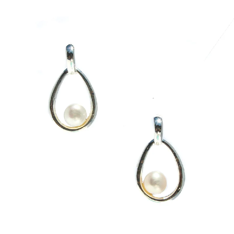 Pearl Stud Earrings for Elegance -Endless Summer Pearl Stud Earrings