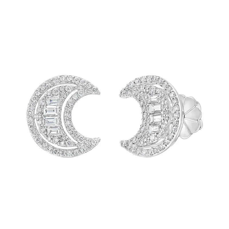 Stud Earrings with Knot Designs -Lunelle Diamond Stud Earrings