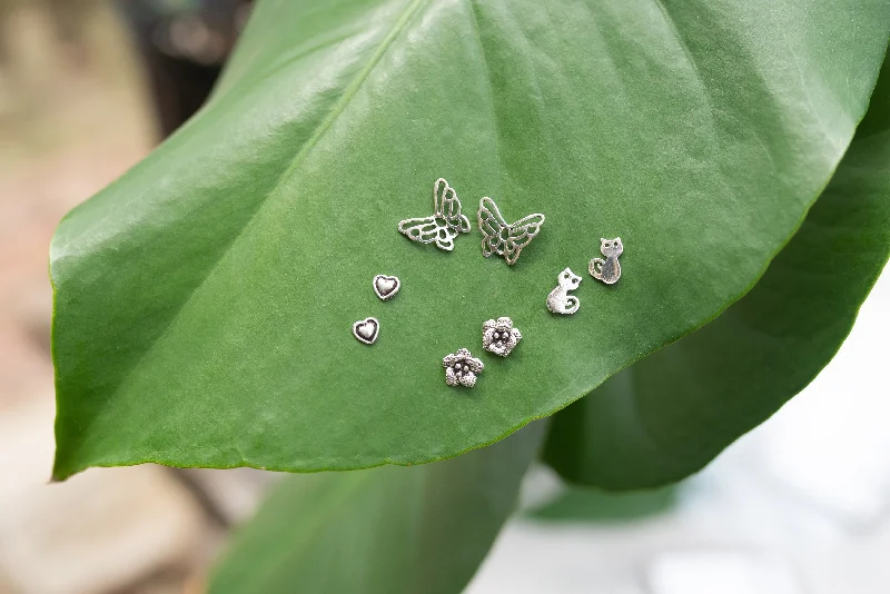 Diamond Stud Earrings for Luxury -Sterling Silver Stud Earrings