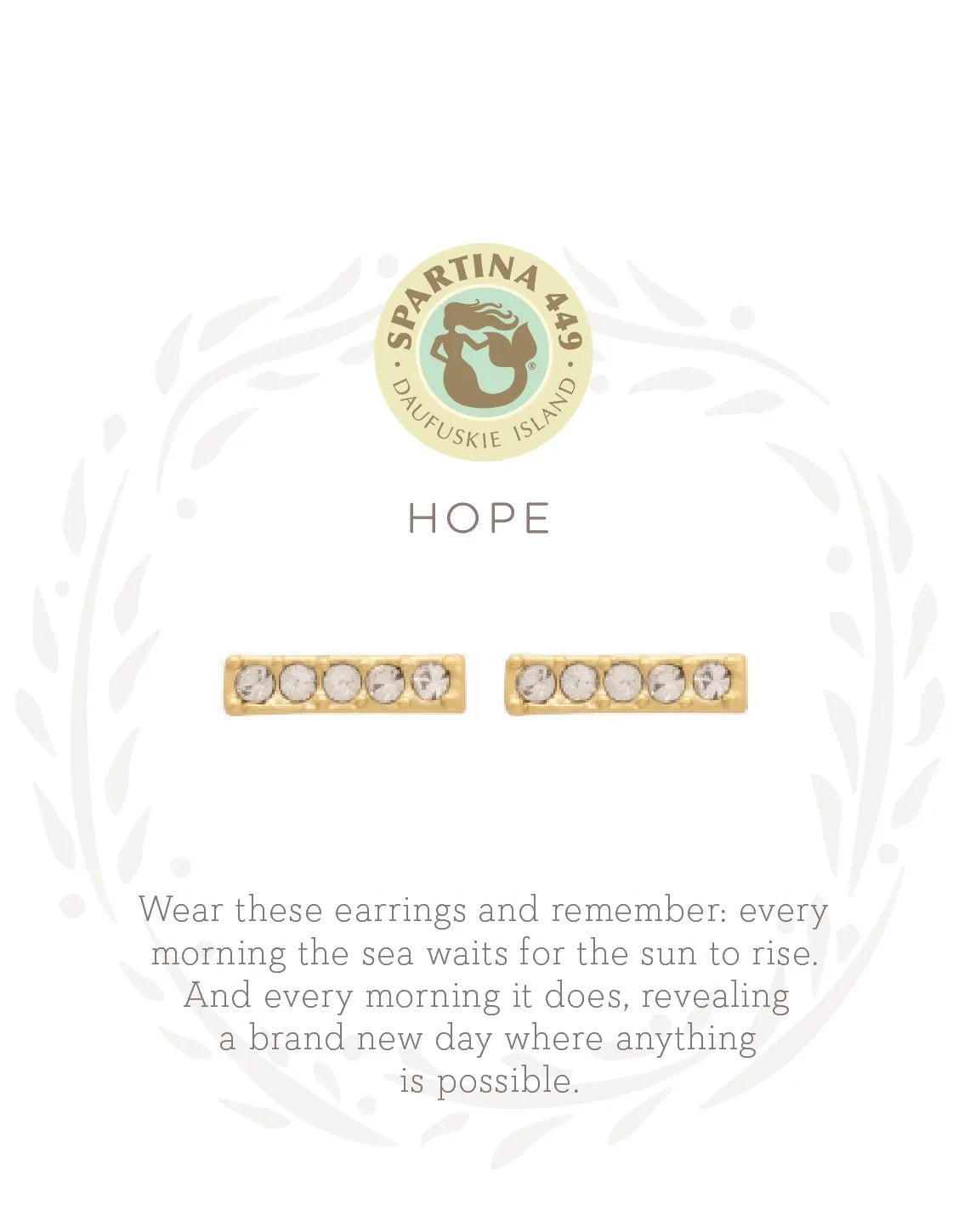 Stud Earrings with Keyhole Designs -SLV Stud Earrings Hope/Horizon