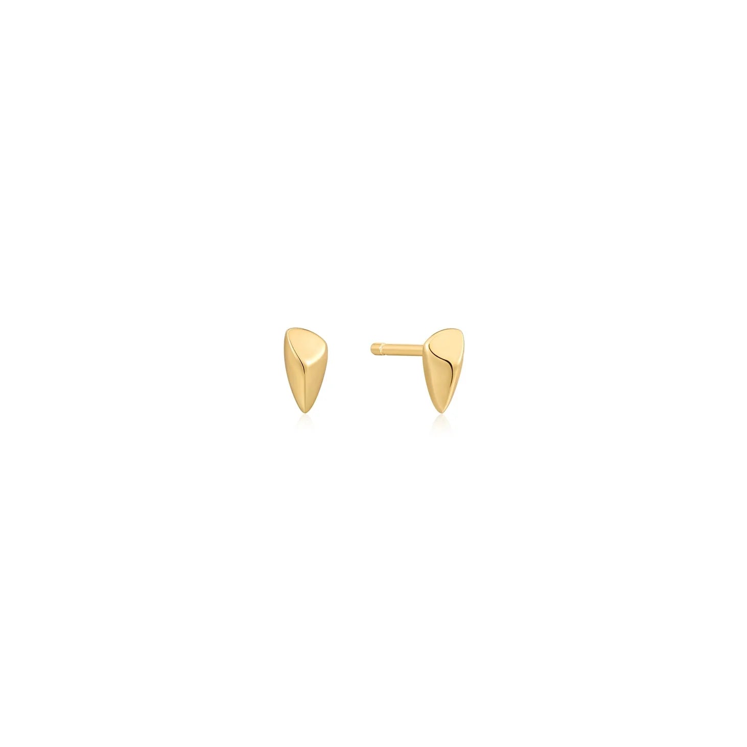 Oval Stud Earrings for Grace -Ania Haie Gold Arrow Stud Earrings