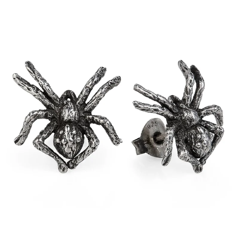 Oval Stud Earrings for Grace -Little Spider Stud Earrings by Yasmin Everley