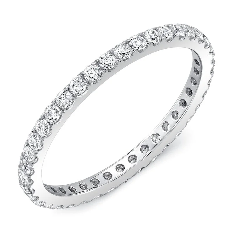 Stunning necklaces and pendants with ruby and diamond combinations for a luxurious effect-0.48ctw Diamond Eternity Band