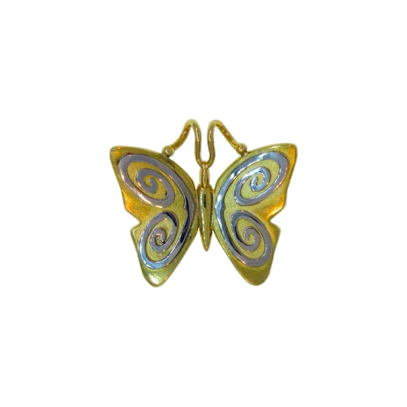 Necklaces and pendants with celestial starburst designs for a radiant look-Cave Butterfly Pendant