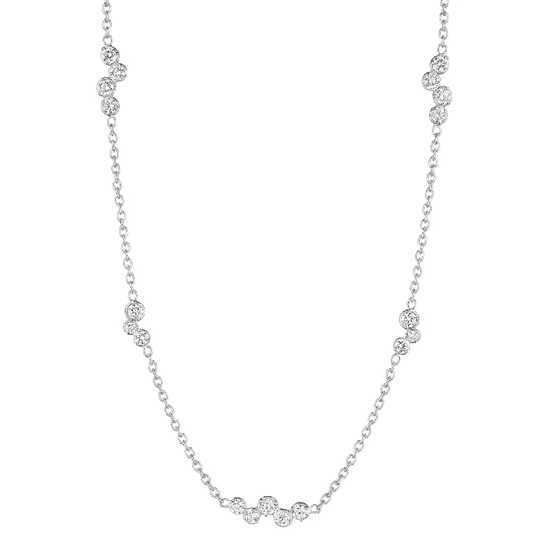 Necklaces and pendants with ocean-inspired designs for a refreshing, beachy feel-18k White Gold Stardust Necklace