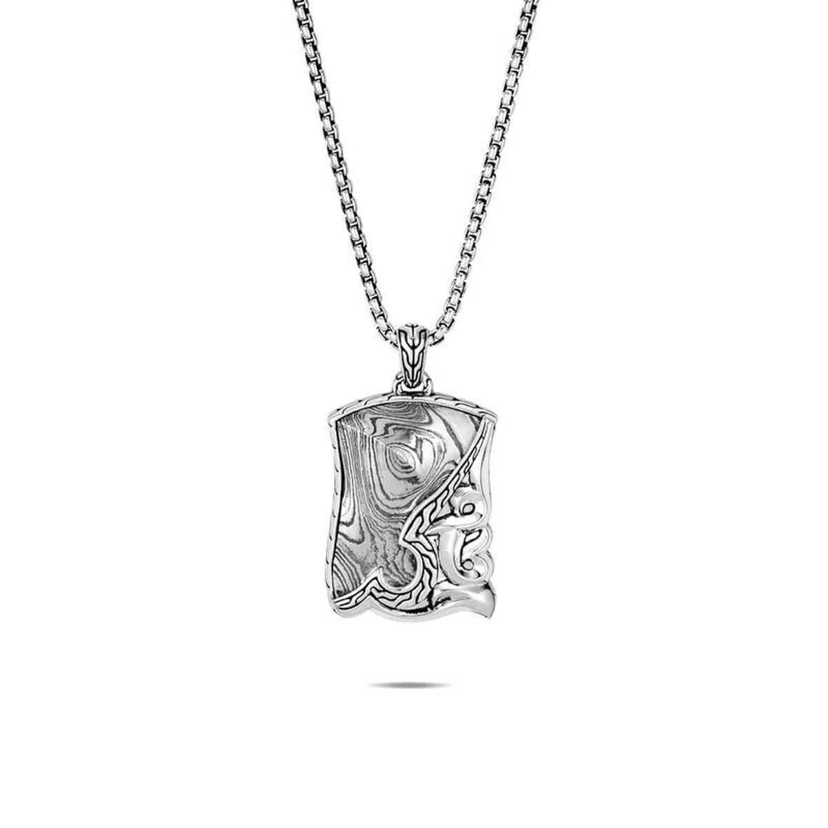 Best necklaces and pendants with infinity hearts for a romantic, eternal symbol-Classic Chain Mens Keris Dagger Dog Tag