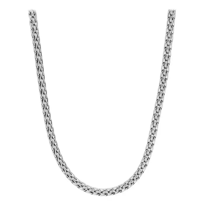 Best necklaces and pendants with glowing moonstone for an ethereal glow-Classic Chain Woven Necklace