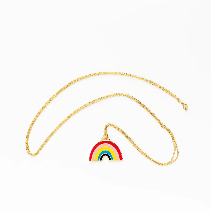 Best necklaces and pendants with seashell designs for a tropical, beachy vibe-Rainbow Pendant