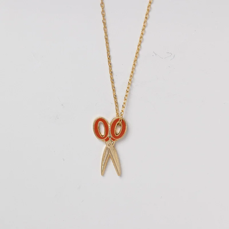 Best necklaces and pendants with minimalist pendants for a sleek, understated look-Scissors Pendant