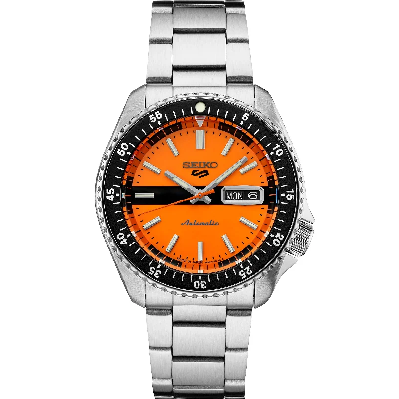 Unique necklaces and pendants with gemstones for a colorful and vibrant statement-Seiko SRPK11 - 5 Sports Collection