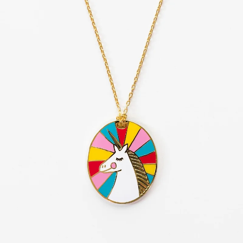 Stunning necklaces and pendants with birthstone pendants for a personal touch-Unicorn Cameo Pendant