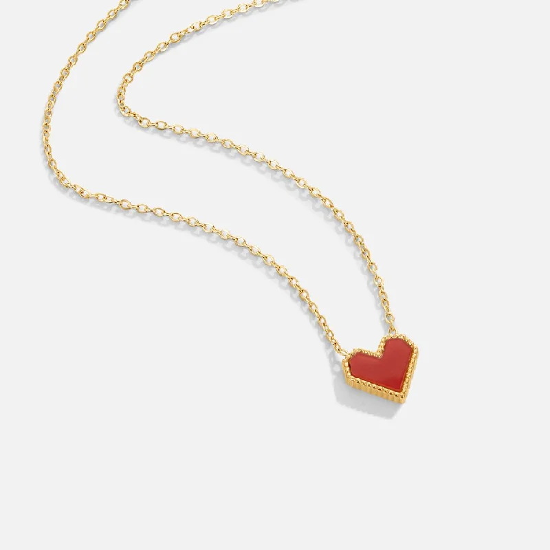 Beautiful necklaces and pendants with diamond-encrusted designs for maximum sparkle-Valentina Heart Necklace