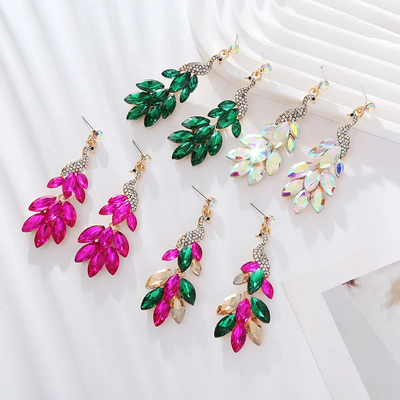 Drop Earrings with Vine Designs -Wholesale Pierced Earrings