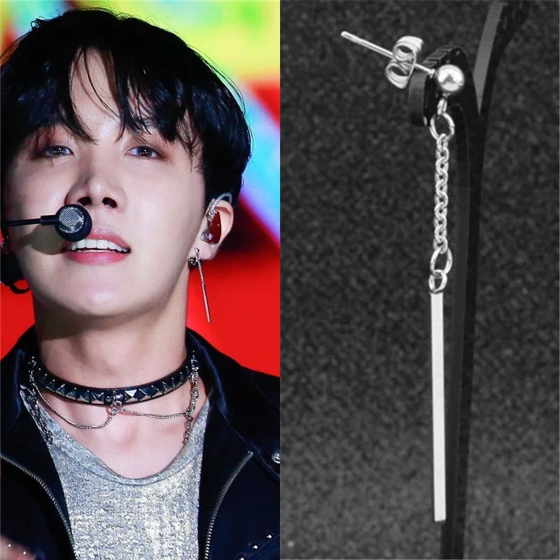 Pearl Drop Earrings for Elegance -BTS JHOPE EARRINGS 2