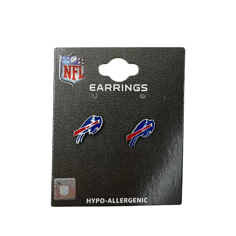 Drop Earrings for Casual Outfit -Buffalo Bills Logo Earrings