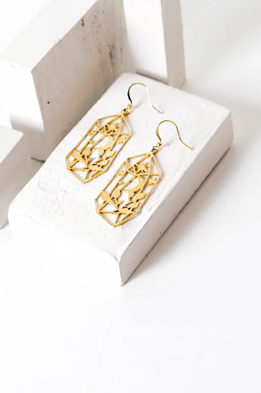 Geometric Drop Earrings for Trend -Dayton Earrings