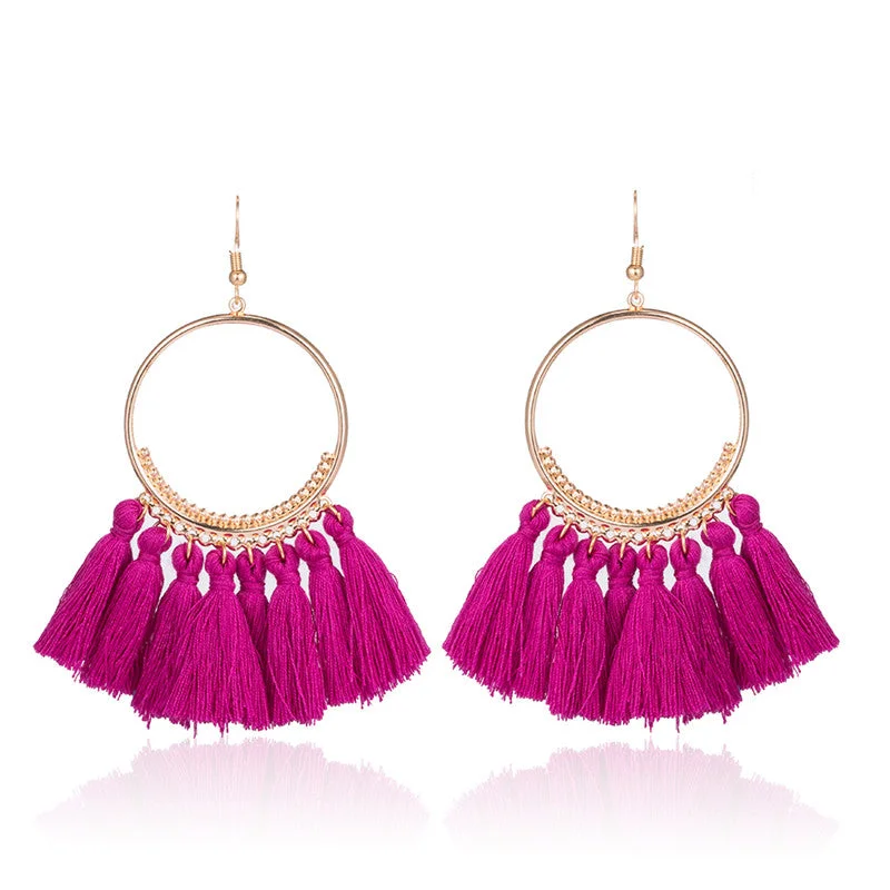 Drop Earrings for Yoga Session -Fashion Bohemian Ethnic Earrings