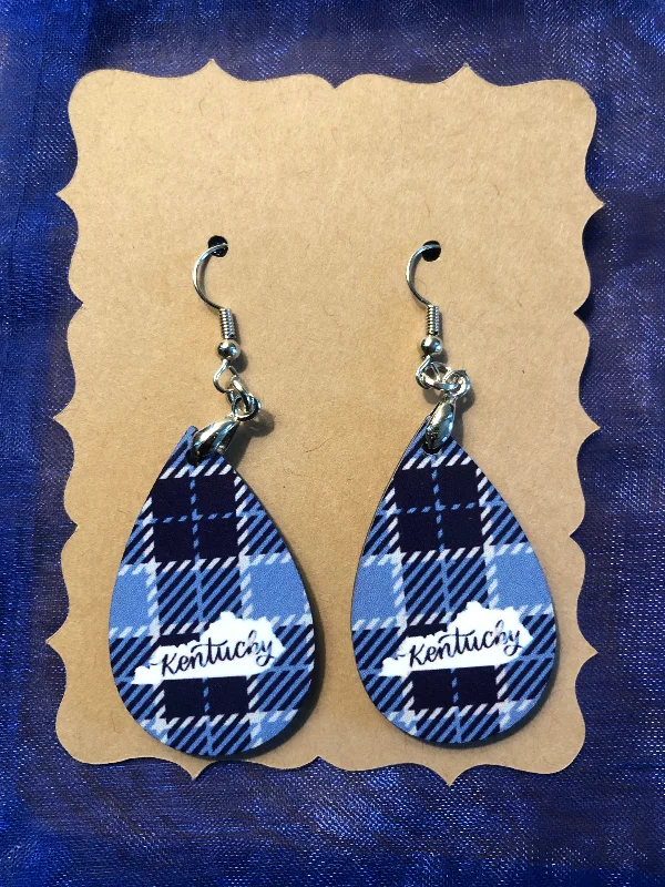 Screw Back Drop Earrings for Security -Kentucky Earrings